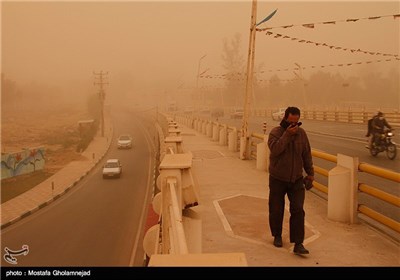 Heavy Dust Pollution in Iran’s Southwestern City of Ahvaz