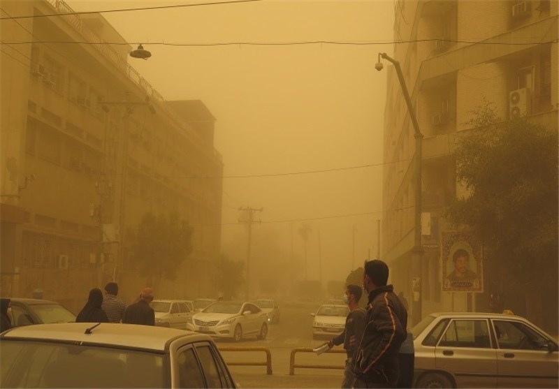 گرد وخاک؛ بحران این روزهای هوای خوزستان+ تصاویر