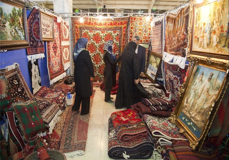 نمایشگاه «مشارکت زنان در توسعه پایدار» در کرمانشاه برپا شد + تصاویر