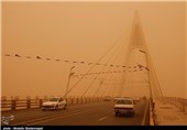 میزان گرد و غبار در هوای خوزستان اعلام شد/آلودگی هوای سوسنگرد 965 میکروگرم