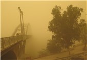 آلودگی هوای امروز اهواز به روایت تصویر