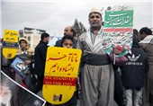 راهپیمایی 22بهمن در سراسر استان کرمانشاه برگزار شد + تصاویر