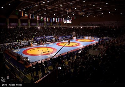 Takhti Wrestling Cup Starts in Iran's Western City of Kermanshah