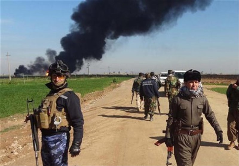 بالگردهای عراقی تجهزات نظامی داعش در شرق صلاح الدین را منهدم کردند