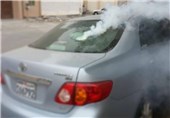 Men Rush to Save Infant after Bahrainis Tear-Gassed