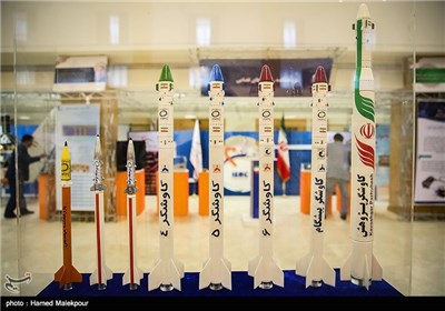 Iran’s President Hassan Rouhani Visits Exhibition of Space Industry