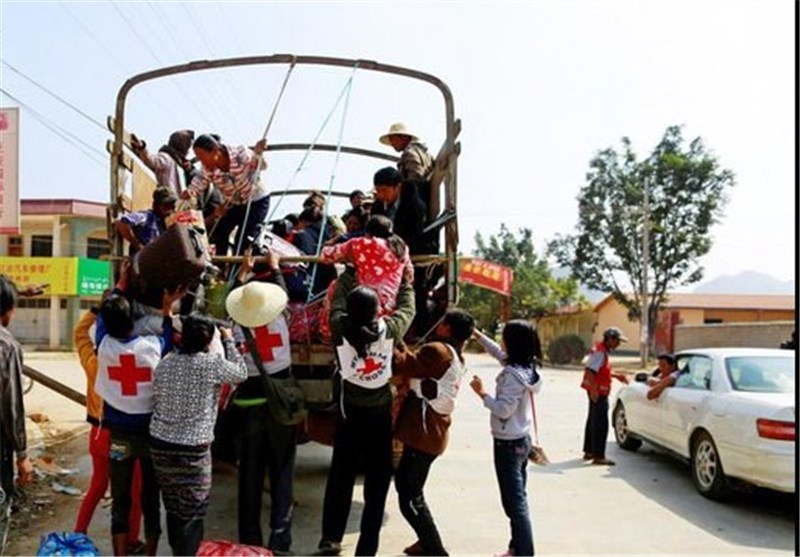 تصاویر حمله به کاروان صلیب سرخ در میانمار