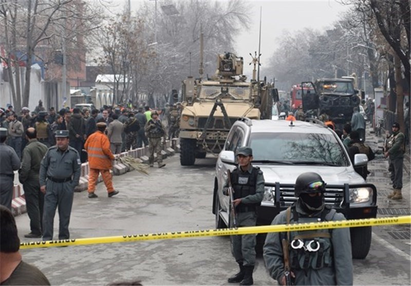 «تصاویر» حمله انتحاری نزدیک سفارت ایران در کابل