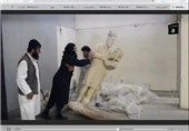 «تصاویر» تخریب موزه موصل به دست داعش