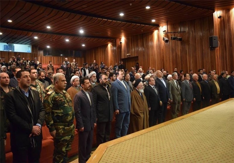مراسم چهلمین روز شهادت شهدای القنیطره در دمشق برگزار شد+عکس