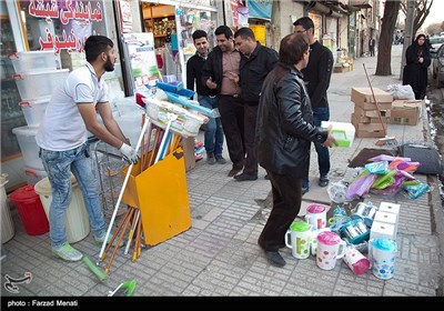 طرح برخورد با دست فروشی و سد معبر در کرمانشاه