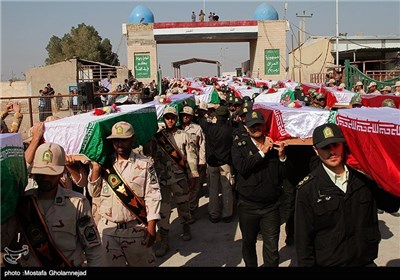 Bodies of Martyrs of Iraqi Imposed War on Iran Return Home
