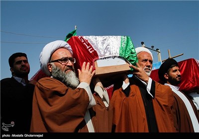 Bodies of Martyrs of Iraqi Imposed War on Iran Return Home