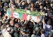 پیکر مطهر 3 شهید گمنام در کهگیلویه و بویراحمد تشییع و خاکسپاری شد