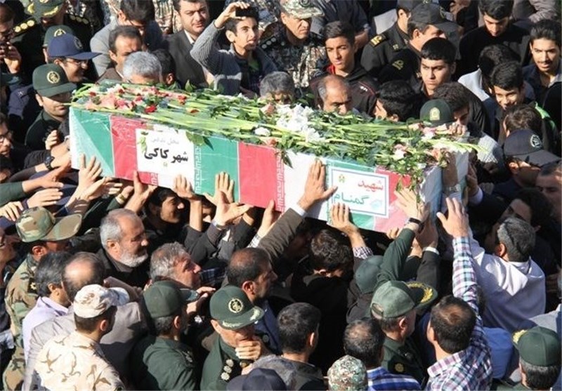 پیکر مطهر 3 شهید گمنام در کهگیلویه و بویراحمد تشییع و خاکسپاری شد