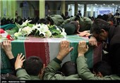 آیین شب وداع با 2 شهید گمنام و یادواره 432 شهید استان زنجان برگزار شد