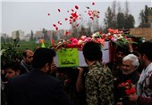 پیکر یک شهید گمنام در کرمانشاه تشییع می‌شود