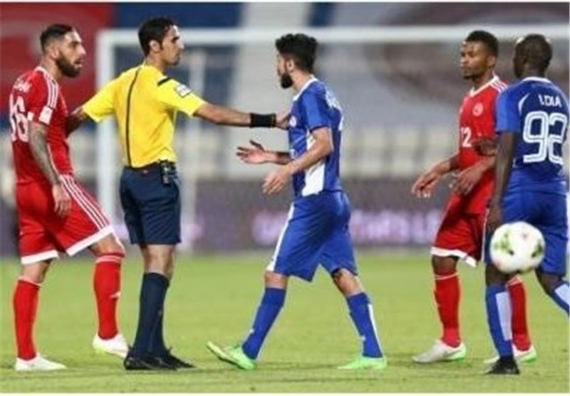 درگیری دژاگه در لیگ قطر+ عکس