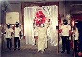 رژه نیروهای انقلابی بحرین و رونمایی از شعار جدید +‌فیلم