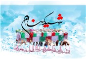 2 شهید گمنام عملیات محرم در شهر فیروزان تشییع می‌شوند