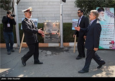 ورود محمدباقر نوبخت رئیس سازمان مدیریت و برنامه ریزی کشور به دهمین همایش رؤسا و مدیران پلیس راهنمایی و رانندگی ناجا