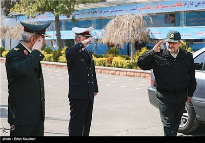 ورود سردار احمدی‌مقدم فرمانده ناجا به دهمین همایش رؤسا و مدیران پلیس راهنمایی و رانندگی ناجا