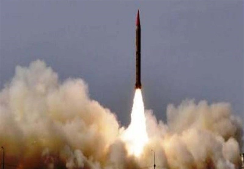 پاکستان یک موشک بالستیک شلیک کرد
