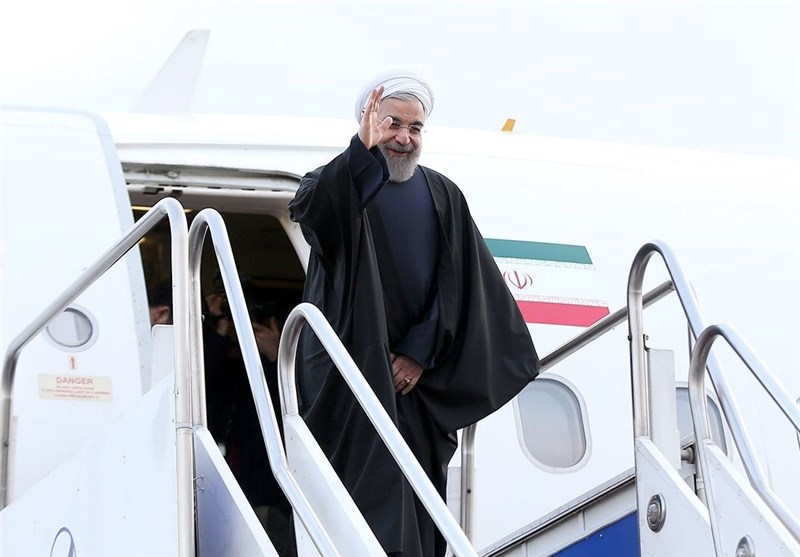 President Rouhani Leaves Tehran for Indonesia