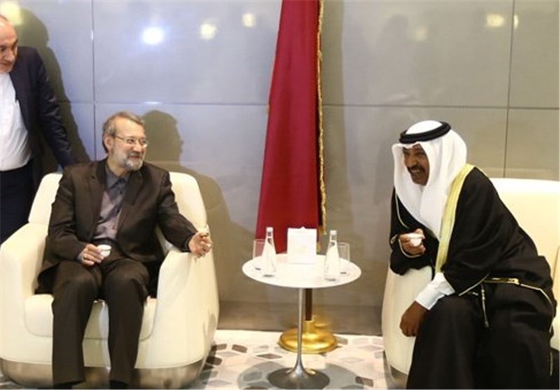 Larijani Urges Closer Parliamentary Ties between Iran, Qatar