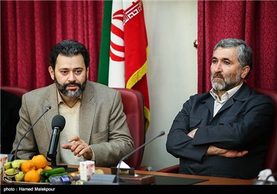 محمد احسانی مدیر شبکه یک سیما و محمدرضا ورزی کارگردان سریال معمای شاه