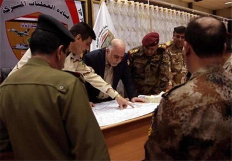 ورود حیدرالعبادی به تکریت و پیشروی نیروهای امنیتی عراق از چندین محور