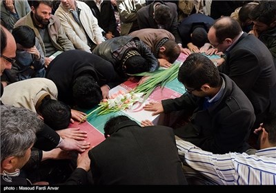 مراسم تشییع شش شهید گمنام دفاع مقدس - تبریز
