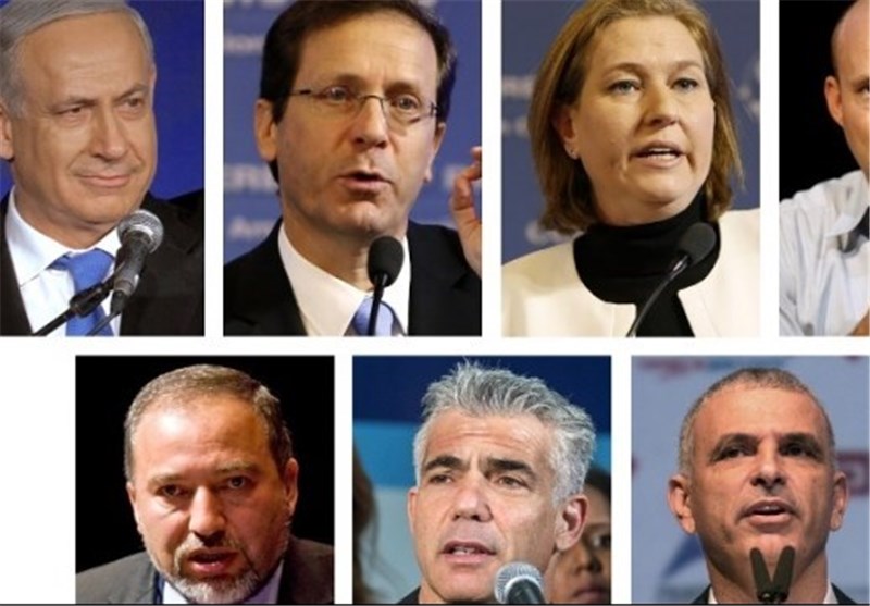 «ائتلاف صهیونیسم» در انتخابات پارلمانی بر حزب لیکود به رهبری نتانیاهو پیشتاز است