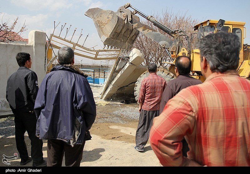 مازندران| 22 مورد بنای غیرمجاز در بابلسر تخریب شد