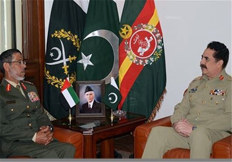 همکاری‌های دفاعی و نظامی پاکستان و امارات متحده عربی گسترش می‌یابد