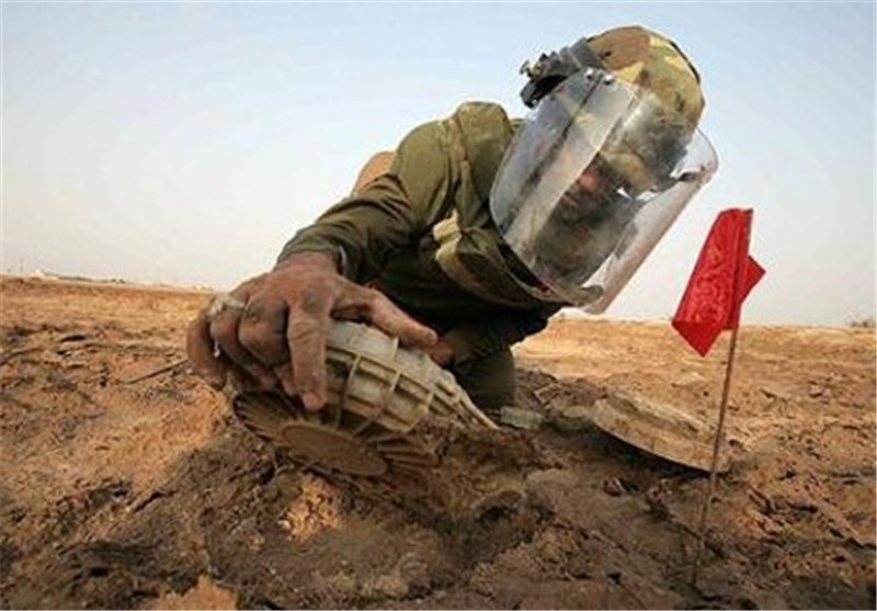 اهواز| 36 هزار هکتار از اراضی آلوده به مین در خوزستان پاکسازی نشده است
