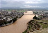 رودخانه کشکان لرستان در معرض خشک شدن است