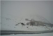 بارش برف در نواحی مرکزی سیستان و بلوچستان
