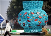 طرح زیباسازی شهر کرمانشاه برای ایام نوروزی آغاز شد