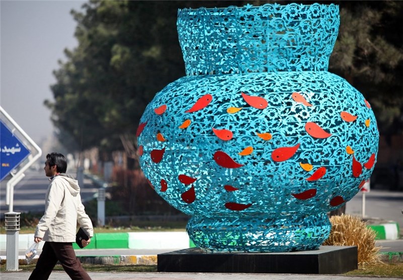 طرح زیباسازی شهر کرمانشاه برای ایام نوروزی آغاز شد