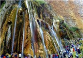 آبشار مارگون یکی از زیباترین آبشارهای کشور + تصاویر
