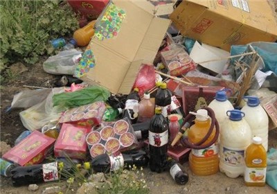 کشف بیش از 5 تن غذای فاسد و غیر بهداشتی در یاسوج