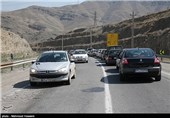 وضع جاده‌های کشور در آخرین روز سال/ترافیک نیمه سنگین جاده چالوس