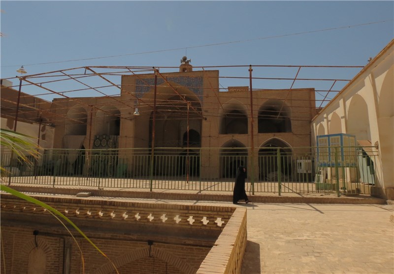 مدرسه علمیه و مسجد جامع تاریخی بافق مرمت می‌شوند + تصاویر
