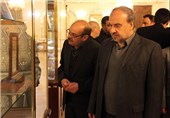 بازدید رئیس سازمان میراث فرهنگی از موزه آستان قدس رضوی + تصاویر
