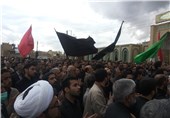 تجمع بزرگ عزاداران فاطمی در سمنان برگزار شد+ تصاویر