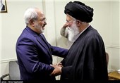 دیدار وزیر امور خارجه با آیت‌الله علم‌الهدی در مشهد مقدس + تصاویر