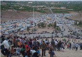21 هزار نفر از کوه ریگ در مهریز دیدن کردند + تصاویر