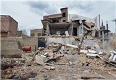 تخریب کامل واحد مسکونی بر اثر انفجار در قم‌