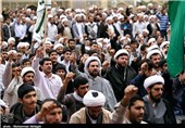 طلاب و روحانیون استان گلستان در اعتراض به کشتار مسلمانان نیجریه تجمع کردند